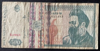 ROMANIA - 500 LEI - 1992 foto