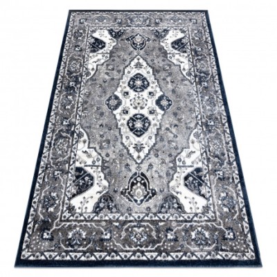 Covor SAMPLE VICTORIA 80231-0634 Ornament, cadru gri, 160x230 cm foto