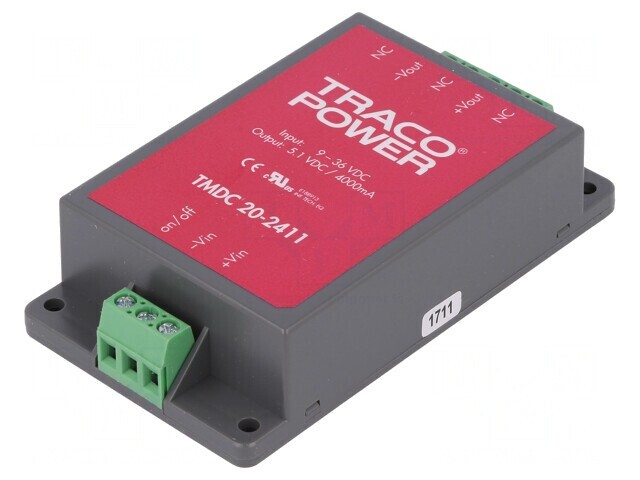 Convertor DC/DC 20W 9-36V la 5.1V 4A