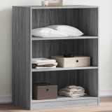 Gossi dulap, gri sonoma, 77x48x102 cm, lemn prelucrat