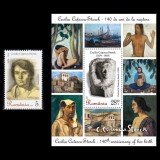 Cumpara ieftin ✅ RO 2019 LP 2231 + 2231a ," Cecilia-Cutescu-Storck , 140 ani de la nastere " , serie + colita 779 , MNH