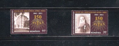 ROMANIA 2011 - 150 ANI BIBLIOTECA ASTRA SIBIU, MNH - LP 1908 foto