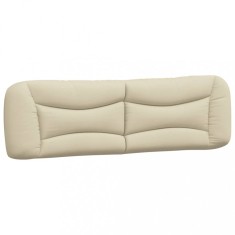 Perna pentru tablie de pat, Hvar, crem, 180 cm, material textil foto