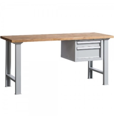 BANC DE LUCRU NEW CU 2 SERTARE L2000, 2000x700x880 mm (LxlxH), FIRST foto