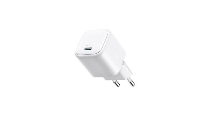 &Icirc;ncărcător de perete Joyroom JR-TCG15 Mini 30W GaN USB-C - Alb