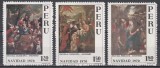 Peru 1970 - Crăciun - Picturi de artiști necunoscuți, MNH