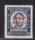 NICARAGUA ANIVERSARI SUPRATIPAR MNH