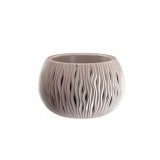Cumpara ieftin Ghiveci Decorativ Rotund Cafeniu 20.75L Sandy Bowl 47.8x30cm Prosperplast - Ghiveci de Flori Interior/Exterior, Plastic, Rezistent