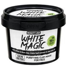 Masca faciala purifianta cu argila alba si albastra White Magic, 120ml, Beauty Jar foto