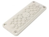 Garnitură elastomer termoplastic TPE cu orificii multiple