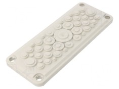 Garnitura elastomer termoplastic TPE cu orificii multiple foto