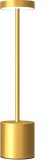 Lampa de masa touch LED, reincarcabila, 3 temperaturi de culoare, Auriu