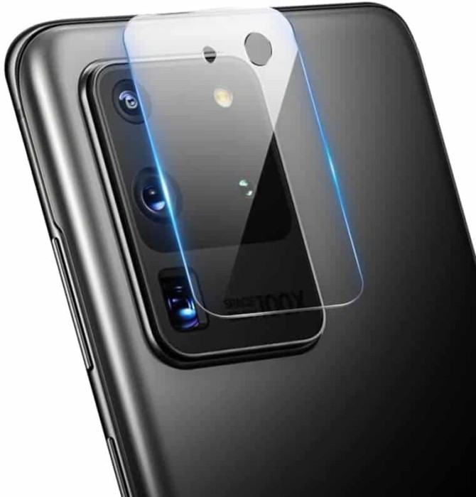 Folie de protectie Edman pentru lentile camera Samsung Galaxy S20 Ultra