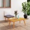 Gossi set mobilier de gradina cu perne, 2 piese, lemn masiv de acacia