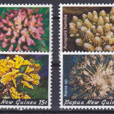DB1 Fauna Marina Corali Papua Noua Guinee 4 v. MNH