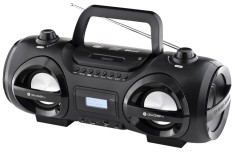 Radio FM cu CD și Bluetooth GoGEN CDM 425 BTDAB, 25 W, MP3, USB, card SD, telecomanda, negru/argintiu