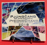 SLOVACIA 2018 - Set Euro + medalie argint &bdquo; J.O. Iarna - PyeongChang 2018&rdquo; BU