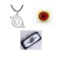 Cumpara ieftin Set 3 accesorii Naruto : bandana, colier, inel