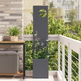 vidaXL Ghiveci de Grădină cu Panou Decorativ Antracit 32 x 140 cm