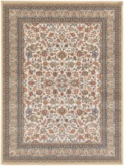 Covor Belgian Premium Model Kasmar 8746, 684, Marime 80 x 150 cm, Bej, Inaltime Fir 9 mm, Antialergic, Polipropilena, Living, Dormitor