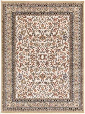 Covor Belgian Premium Model Kasmar 8746, 684, Marime 80 x 150 cm, Bej, Inaltime Fir 9 mm, Antialergic, Polipropilena, Living, Dormitor foto