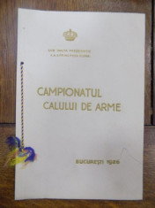 Campionatul calului de arme, Bucuresti 1926 foto