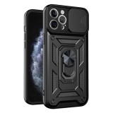Husa iPhone 11 Pro Max protectie camera Techsuit CamShield Series, negru