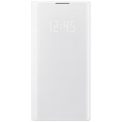 Husa Samsung Galaxy Note 10 N970 / Samsung Galaxy Note 10 5G N971, LED View Cover, Alba EF-NN970PWEGWW foto