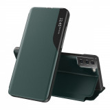 Husa pentru Samsung Galaxy S21 5G, Techsuit eFold Series, Dark Green