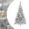 vidaXL Pom de Crăciun artificial pre-iluminat Argintiu 240 cm PET 3397233