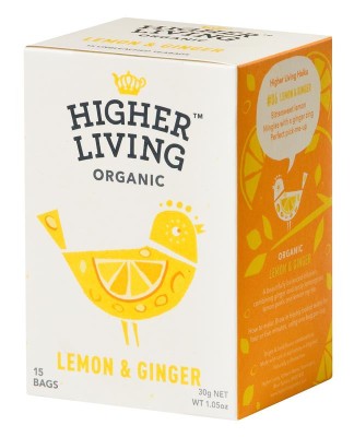 Ceai Lamaie si Ghimbir 15plicuri Higher Living foto
