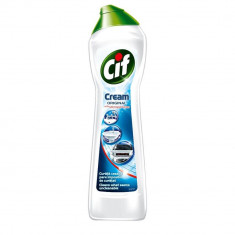 Detergent CIF Cream Original, Cantitate 500 ml, Fara Parfum, Solutie Crema Curatat, Detergent Cif pentru Multisuprafete, Detergent Crema pentru Bucata