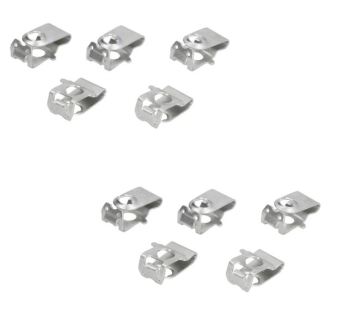 Clema metalica fixare scut motor Audi A4 (B8), A4 (B9), A5 B8), A6 (C7), A7 (4g), Q5 (8r); Bmw Seria 3 (E46), X5 (E70), X6 (E71); Mercedes Vito/ Vian