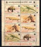 INDONEZIA 2000, Fauna, WWF, serie neuzata, MNH