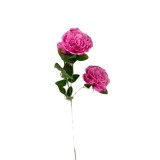 Bujor cu 3 flori - Floare artificiala 70cm