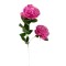 Bujor cu 3 flori - Floare artificiala 70cm