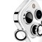 Folie camera foto compatibila apple iphone 15 pro, 9h anti explozie securizata, silver