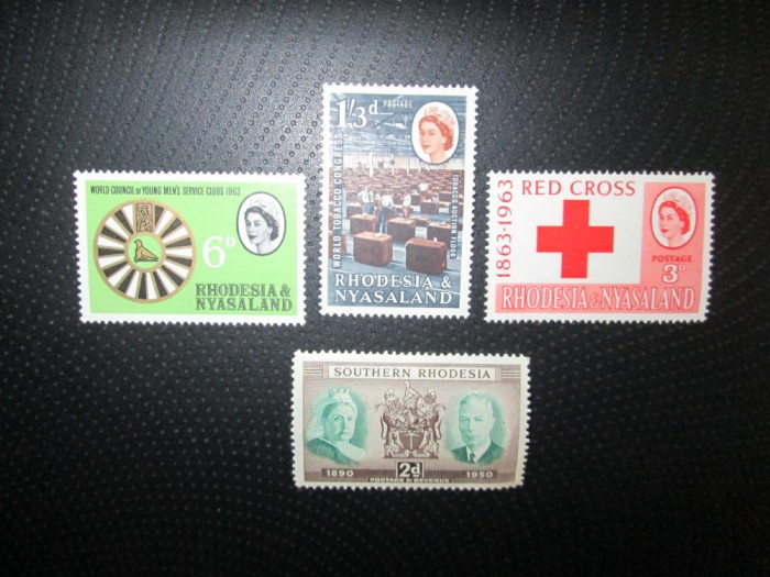 RODESIA SERIE MNH/MH=62