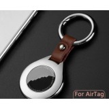 Breloc metalic marca THD pentru Apple AirTag, culoarea argintiu