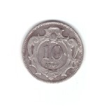 Moneda Austria 10 heller 1909, curata, stare buna, Europa, Nichel