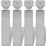 Cumpara ieftin Picioare de canapea 4 pcs Nickel periat 38 x 38 x 180 mm Fier