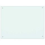 Cumpara ieftin Panou antistropi de bucatarie, alb, 80x60 cm, sticla securizata