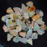 Opal de foc brut etiopian - 1 buc 2 ct