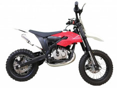 Motocicleta Cross Copii KXD Pro 706C - 49cc 2T Roti 10&amp;amp;quot; Culoare Negru/Rosu Cod Produs: MX_NEW 8011BR foto