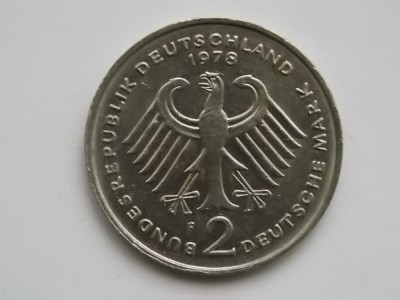 2 MARK 1978 GERMANIA-COMEMORATIVA foto