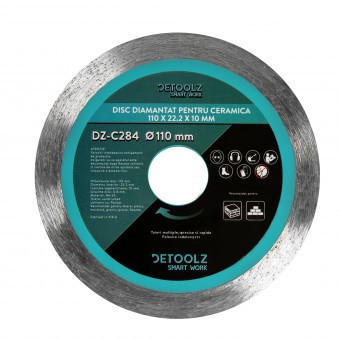 Disc diamantat pentru ceramica 110x22.2x1.6x10mm foto