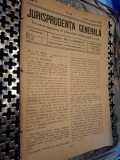 Revista Jurisprudența Generală, Anul II Nr.38 1924 - Vintila Dongoroz si note scrise de D.Alexandresco