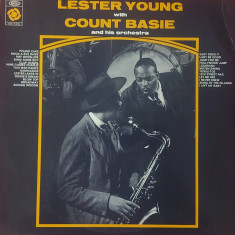 Lester Young With Count Basie And His Orchestra, 2LP,France,stare impecabila(NM)