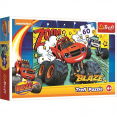 Puzzle Trefl 60 Blaze Cursa Infernala foto