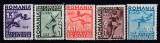 ROMANIA 1937 LP 121 A 8-a BALCANIADA DE ATLETISM SERIE MNH, Nestampilat